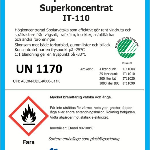 Innovateam - Spolarvätska Superkoncentrat