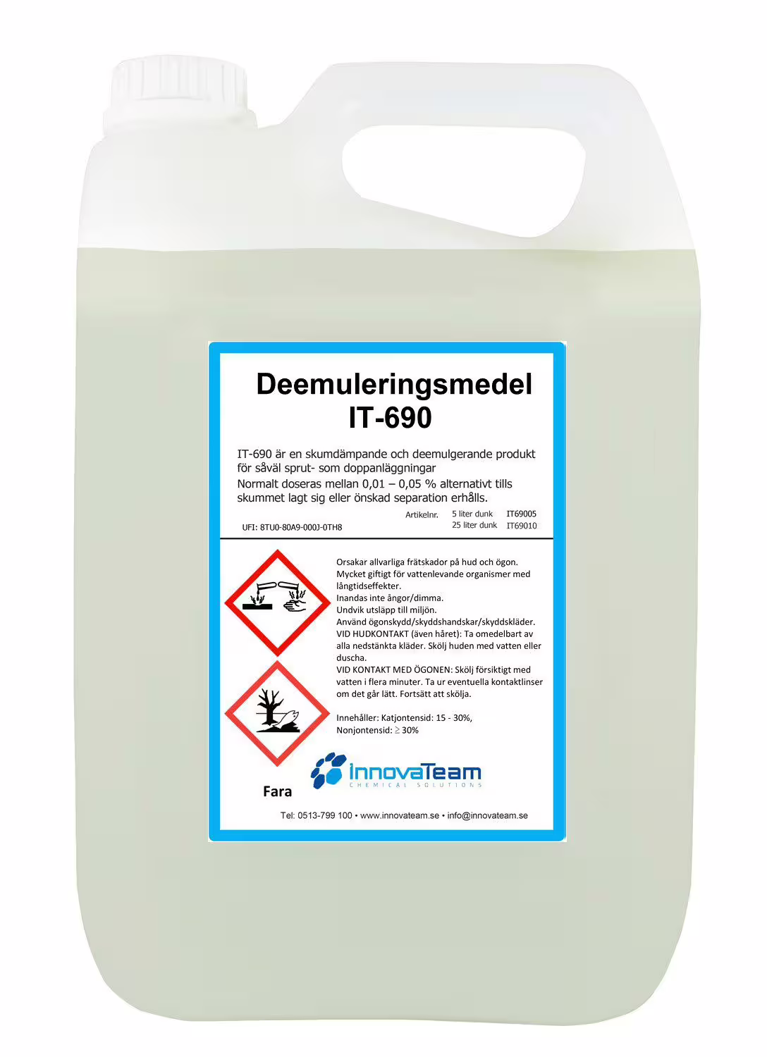 Innovateam - Deemulgeringsmedel